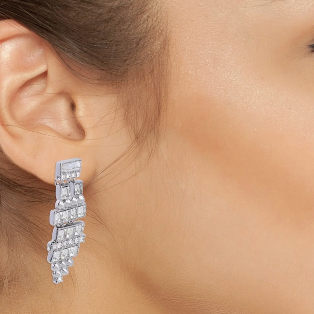 All Saints Rhinestone earrings - Picture 2 of 5
